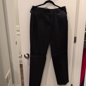 Haggar Premium No Iron Twill Pants - Black